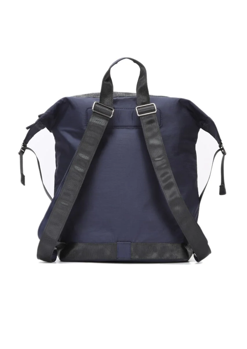 Navy Blue Material Bag - 4