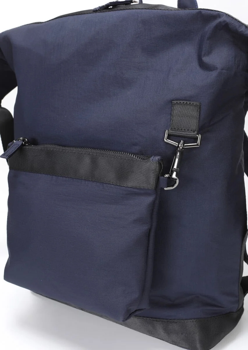 Navy Blue Material Bag - 7