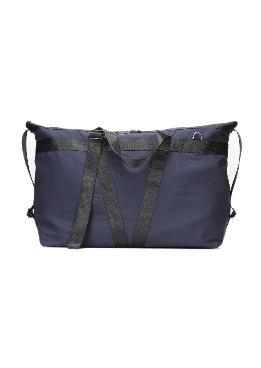 Navy Blue Material Bag - 1