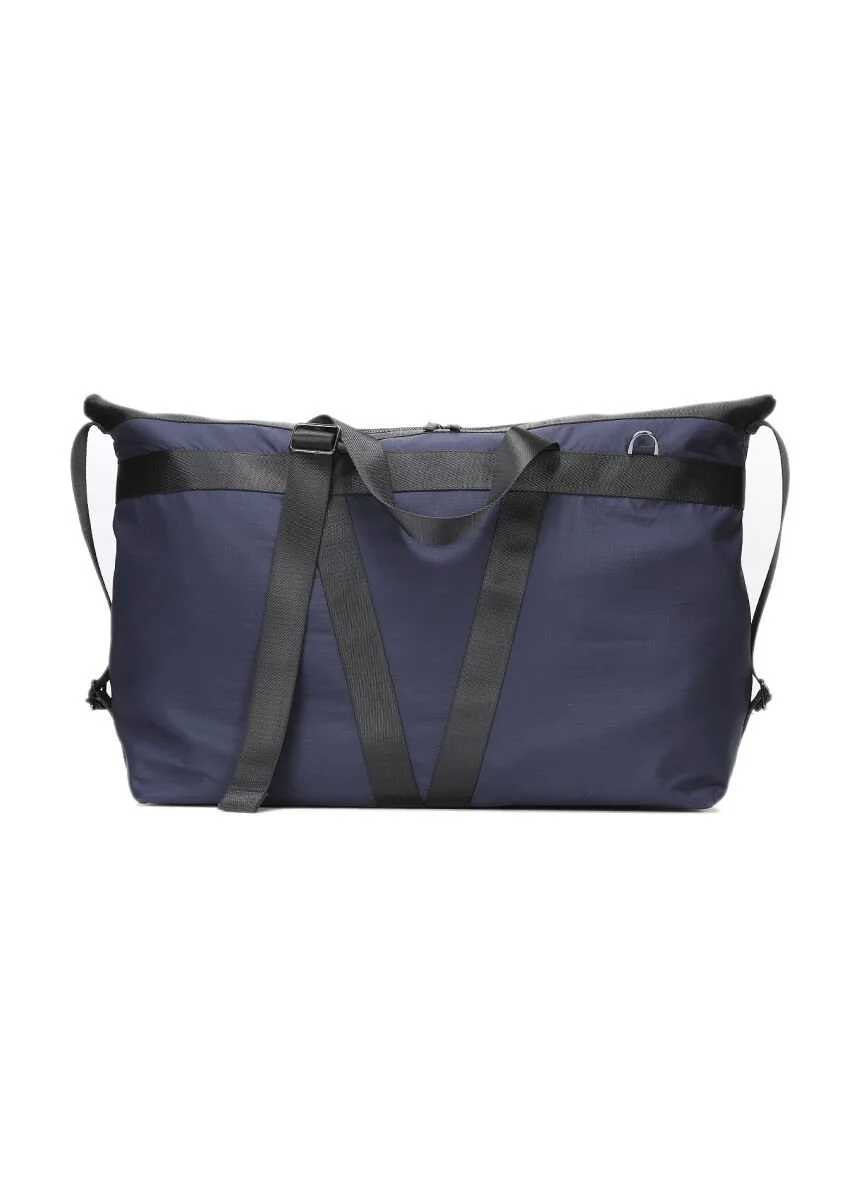 Navy Blue Material Bag - 1