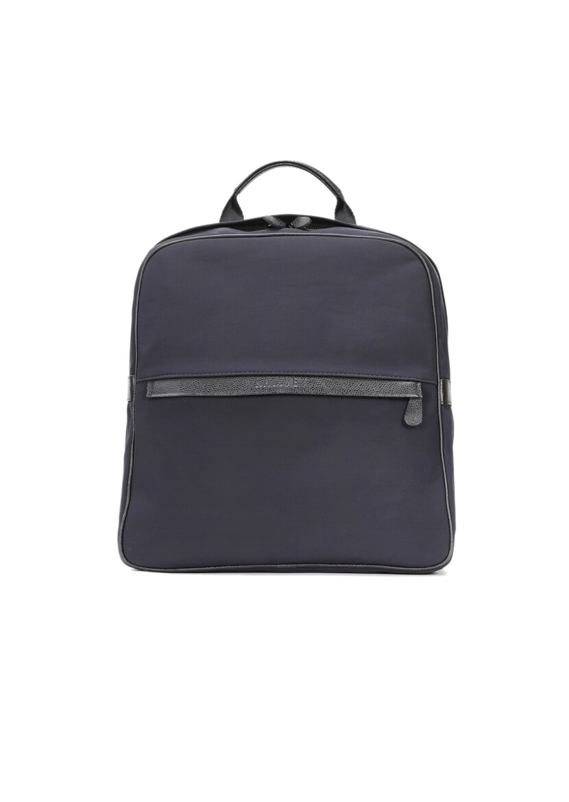 Navy Blue Material Bag - 1