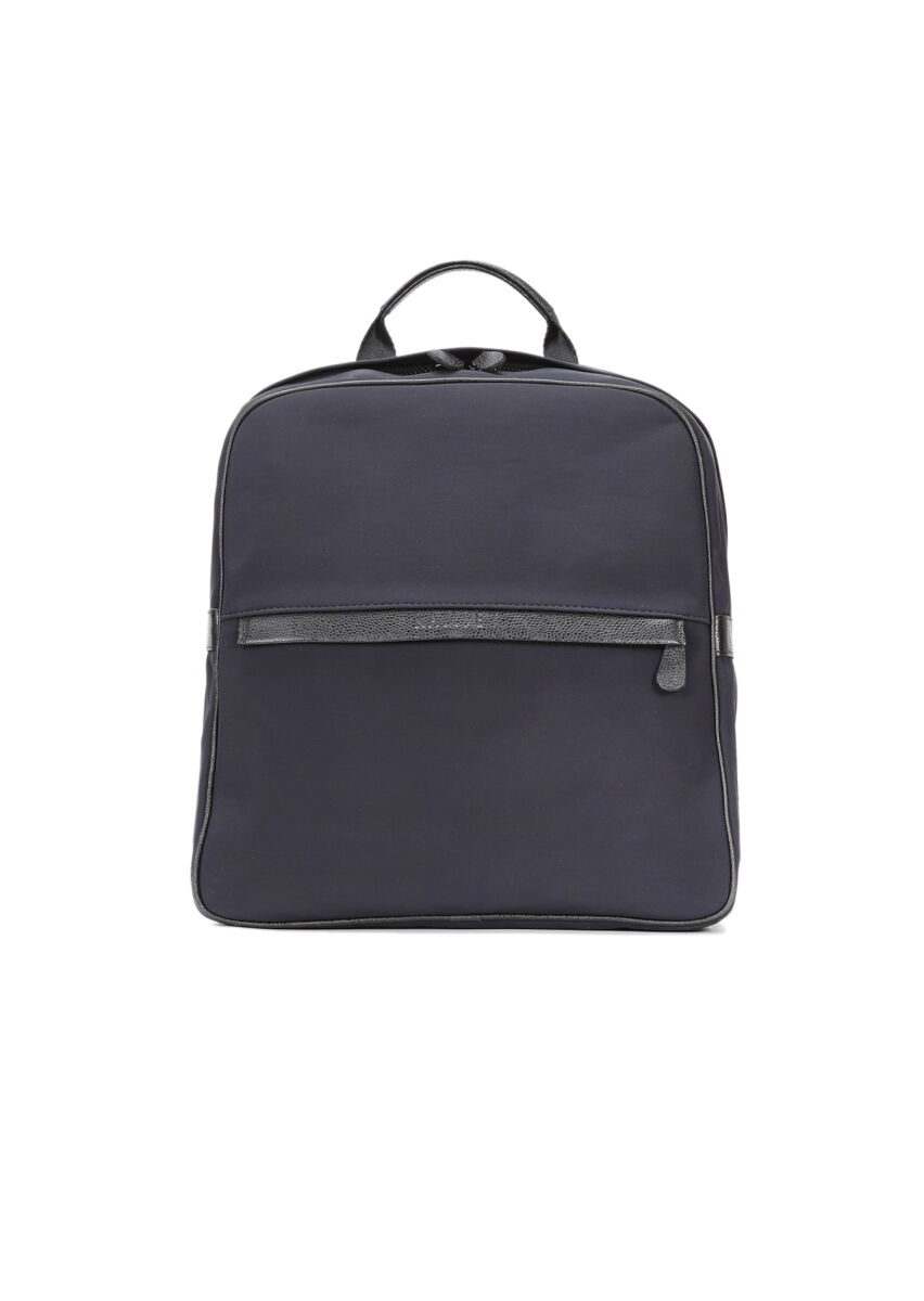 Navy Blue Material Bag - 1