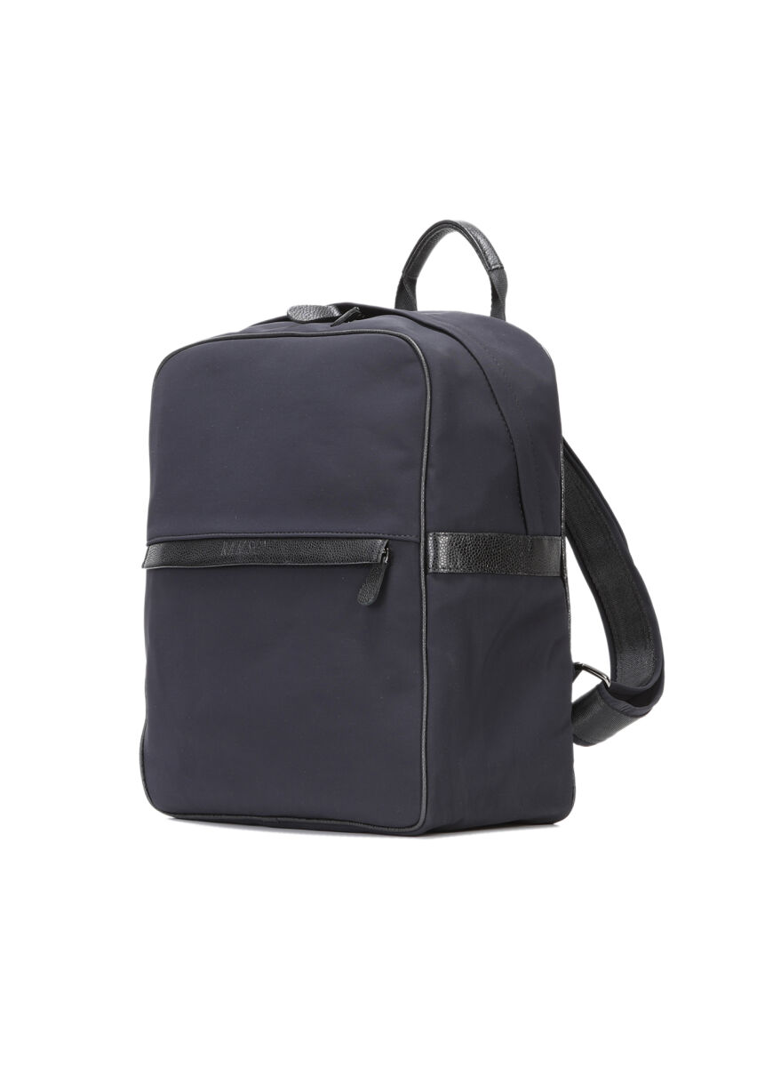 Navy Blue Material Bag - 3