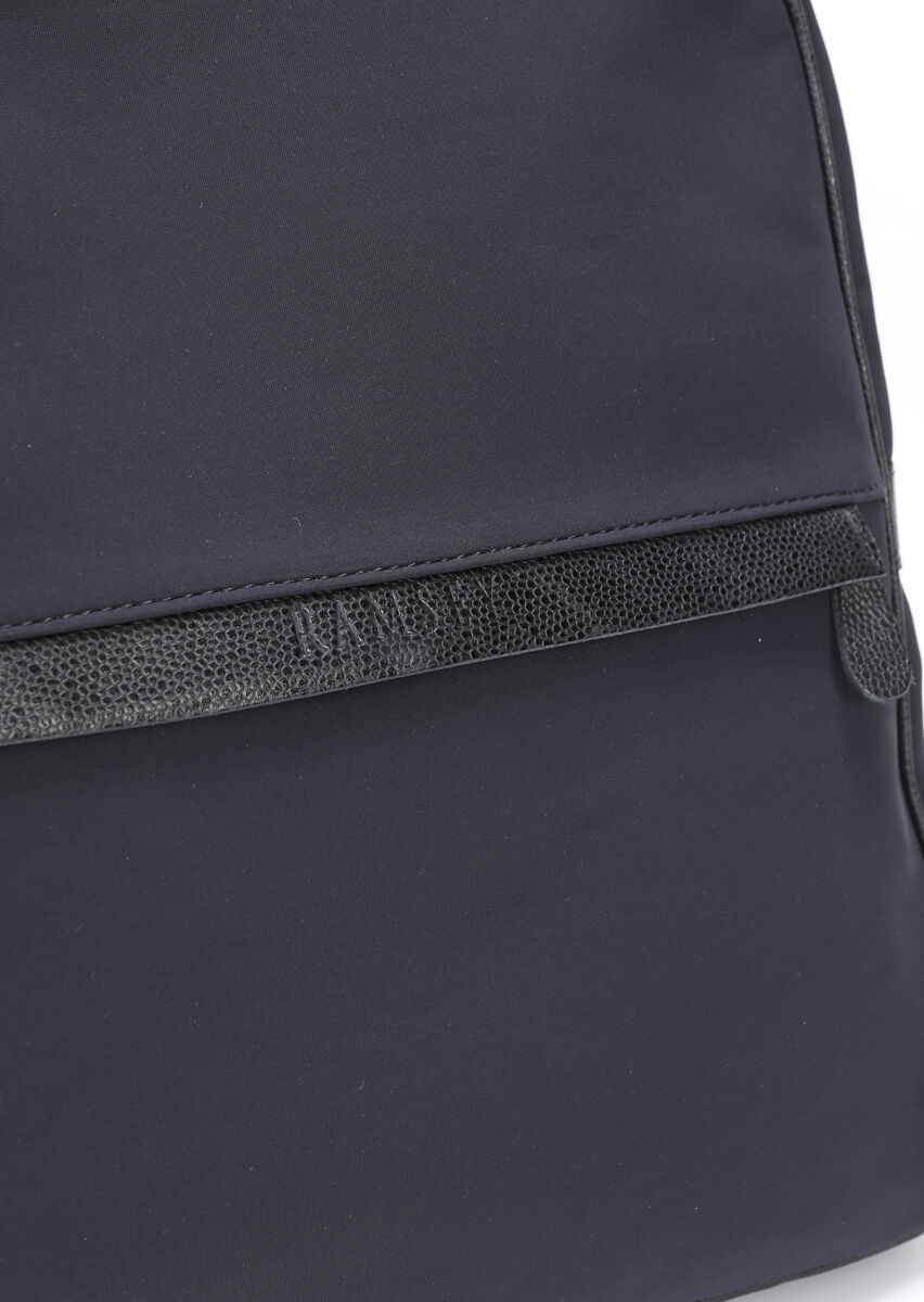 Navy Blue Material Bag - 5
