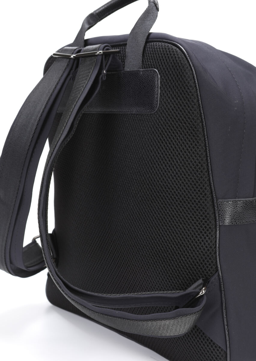 Navy Blue Material Bag - 6