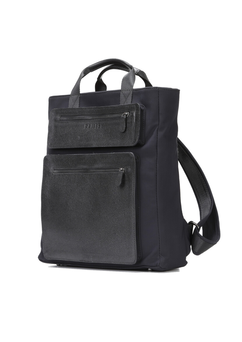 Navy Blue Material Bag - 3