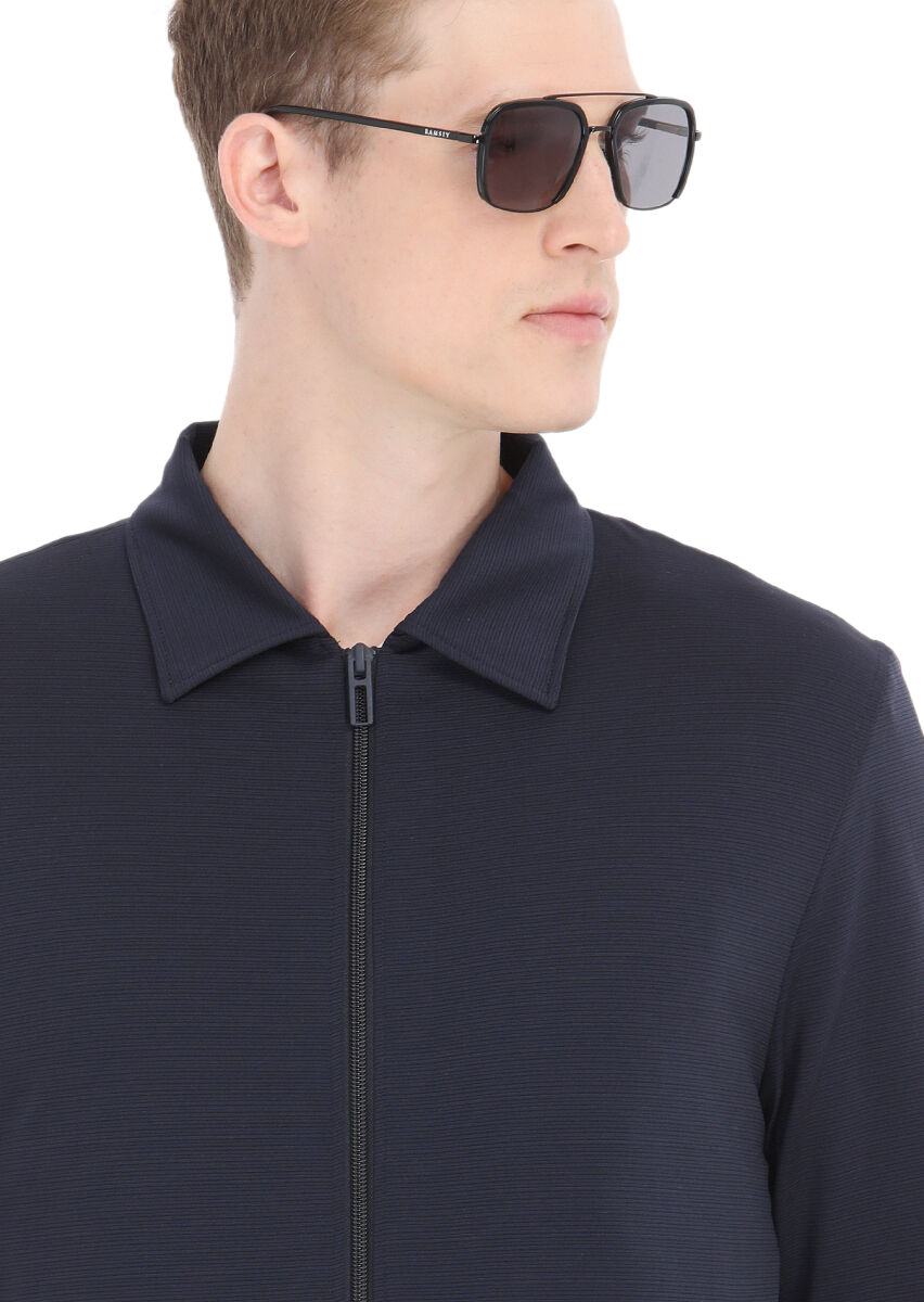 Navy Blue Micro Comfort Fit Suit - 6