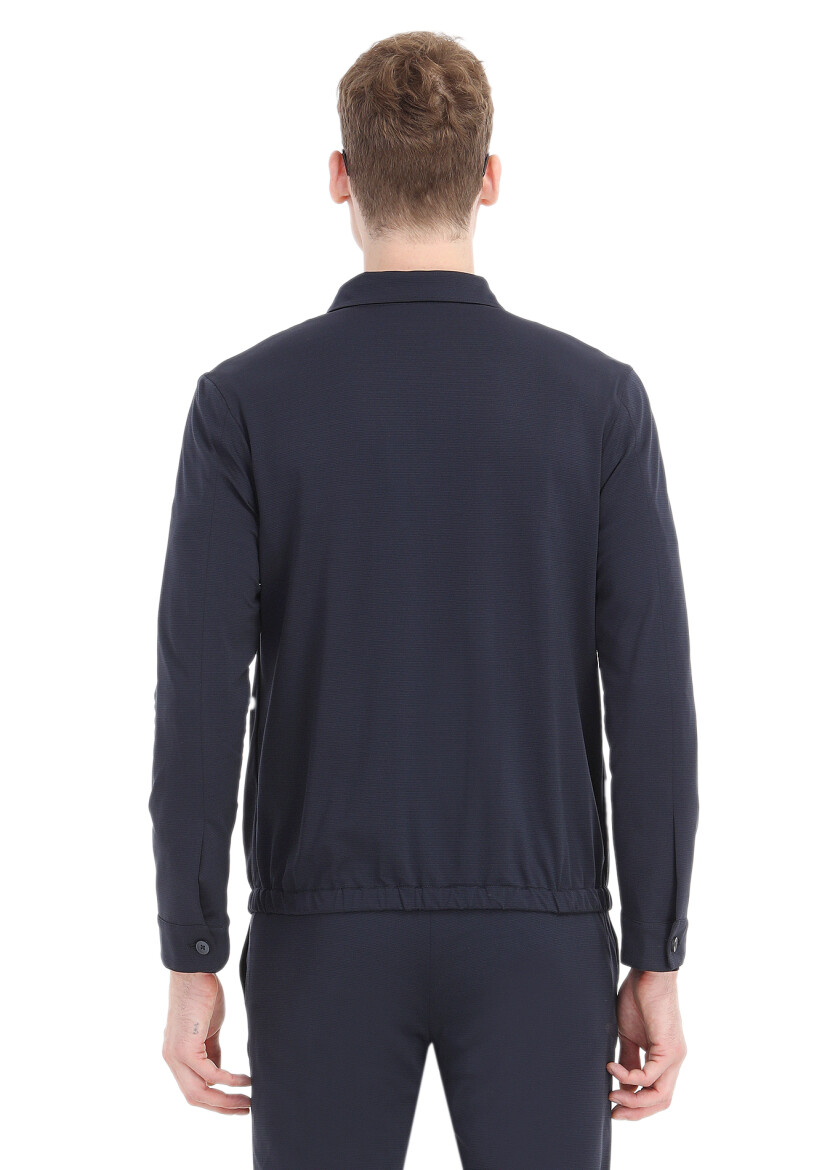 Navy Blue Micro Comfort Fit Suit - 8