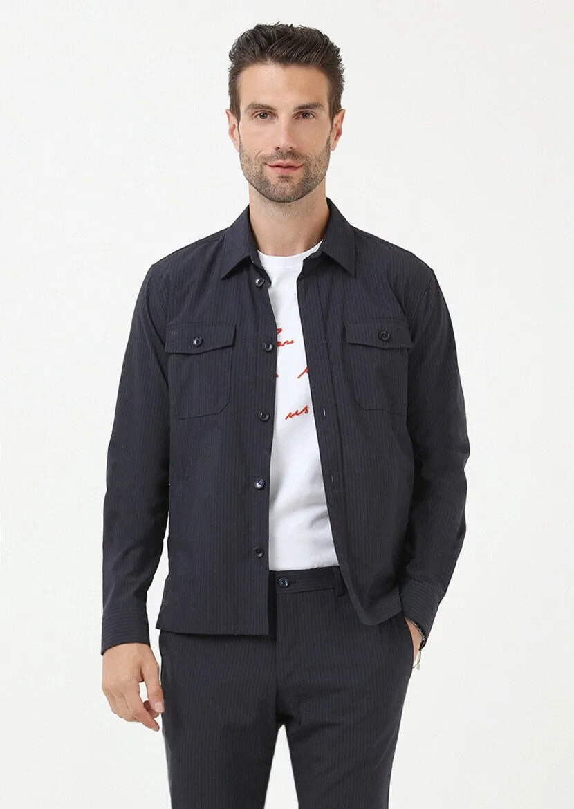 Navy Blue New Gen Suit - 1
