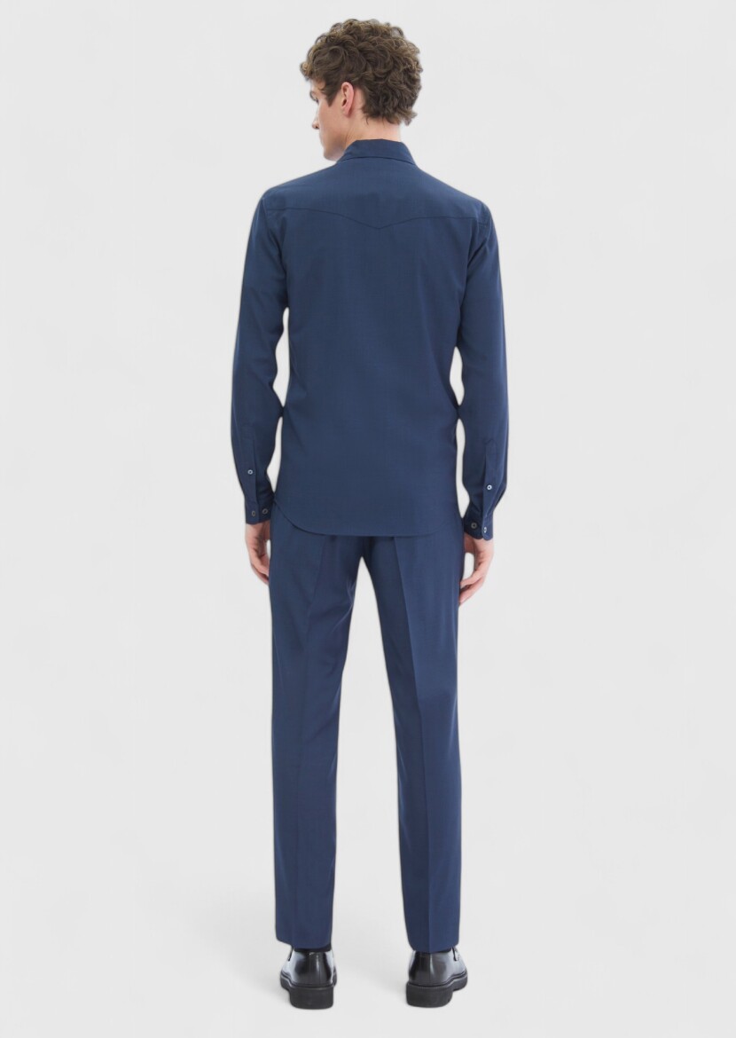 Navy Blue New Gen Suit - 8