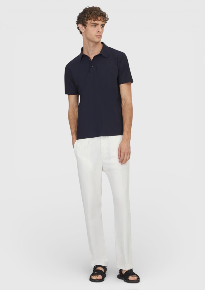 Navy Blue Plain T-Shirt - RAMSEY