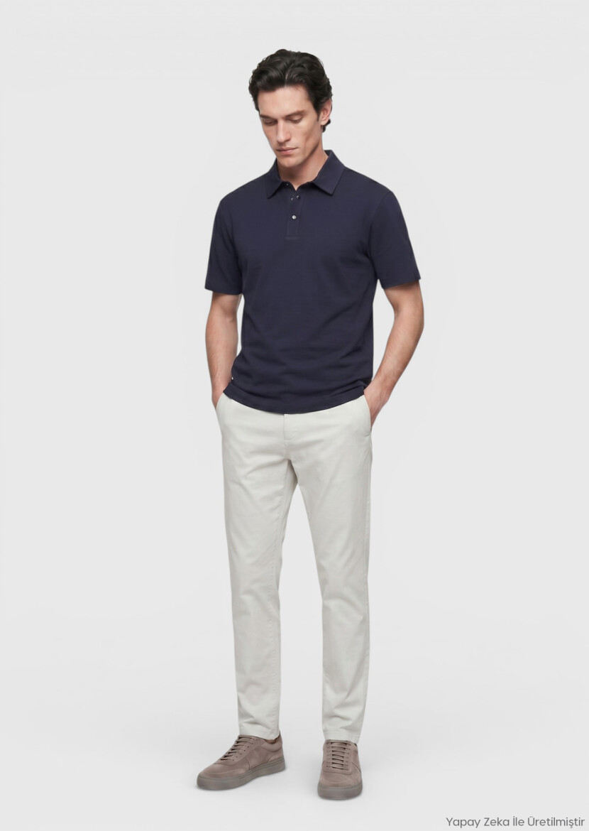 Navy Blue Plain T-Shirt - RAMSEY