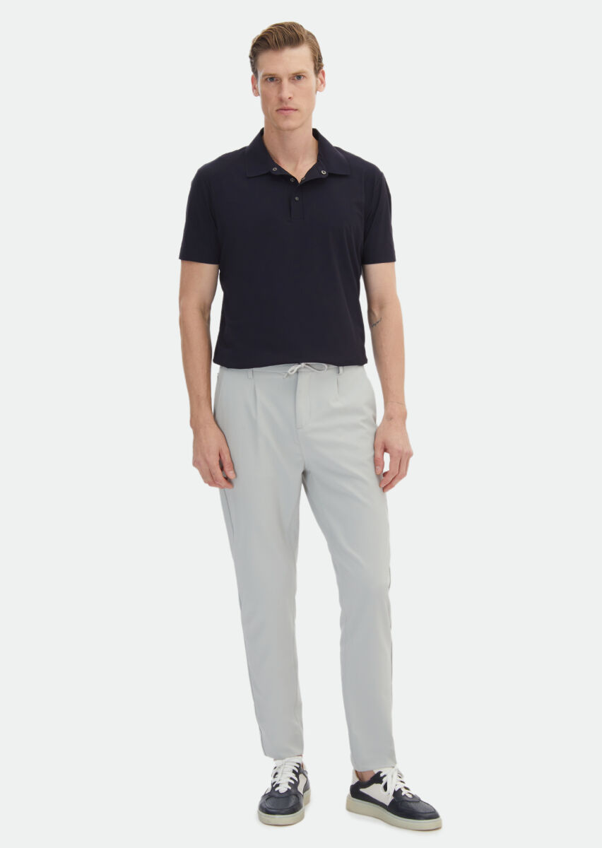 Navy Blue Plain T-Shirt - 2