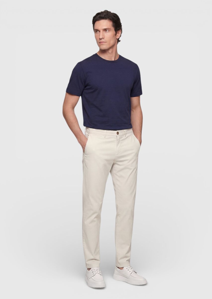 Navy Blue Plain T-Shirt - 2