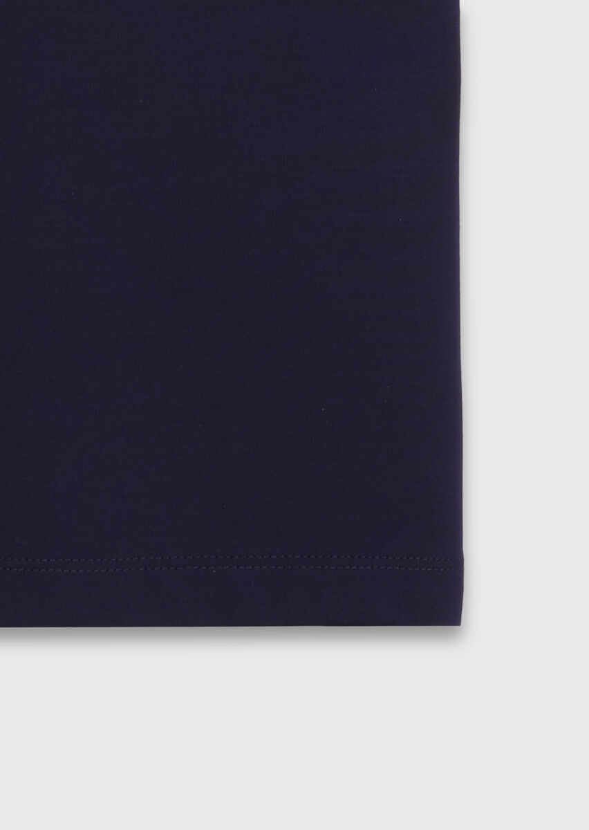 Navy Blue Plain T-Shirt - 7