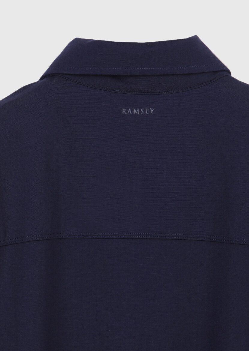 Navy Blue Plain T-Shirt - 8