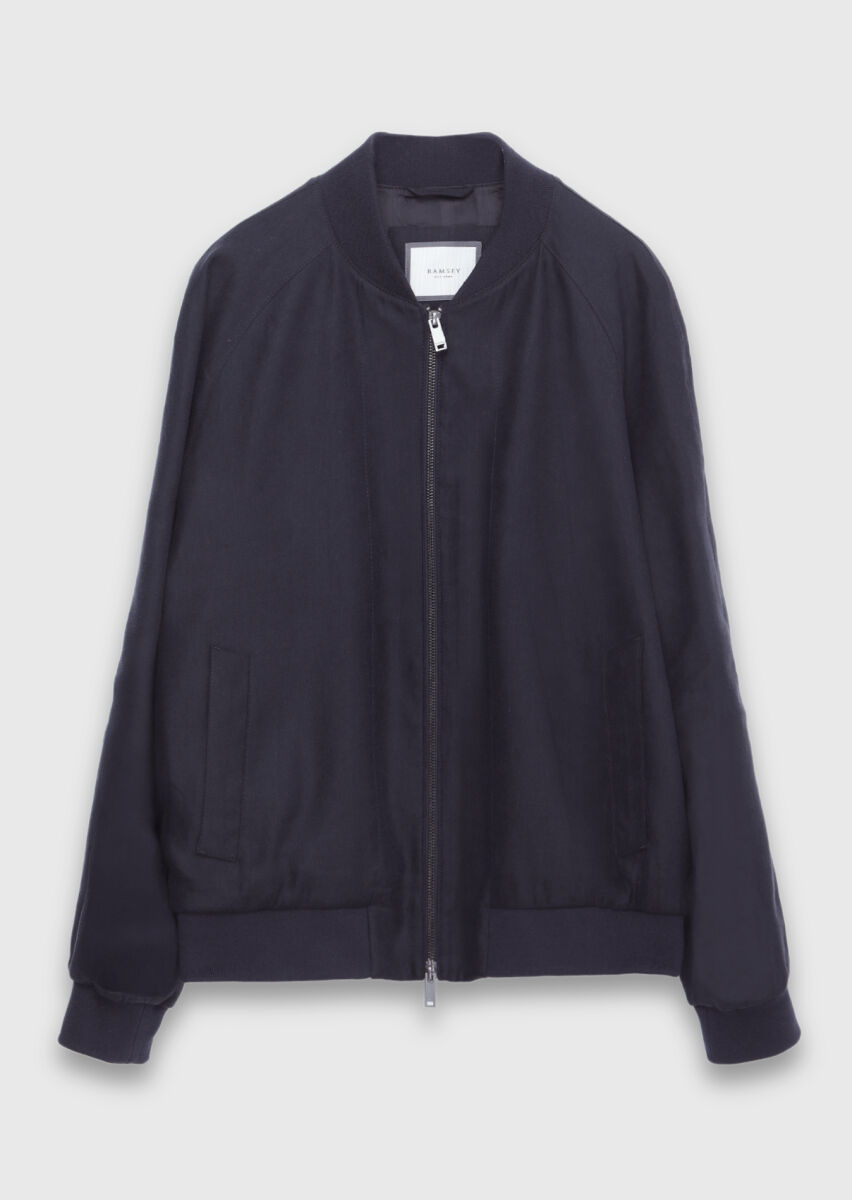 Navy Blue Regular Fit Casual Technical Coat - 6