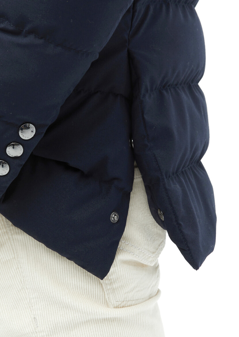Navy Blue Regular Fit Lightweight Jacket - 7