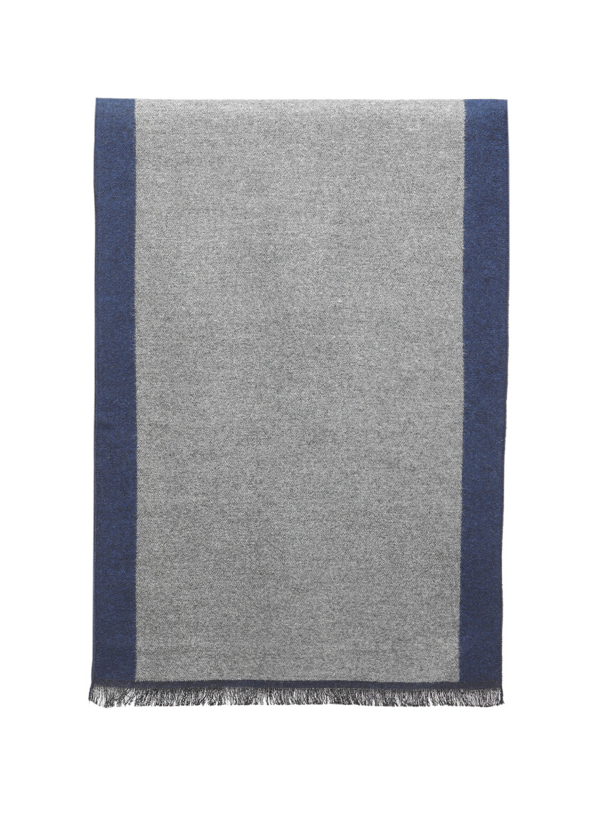 Navy Blue Scarf - 1
