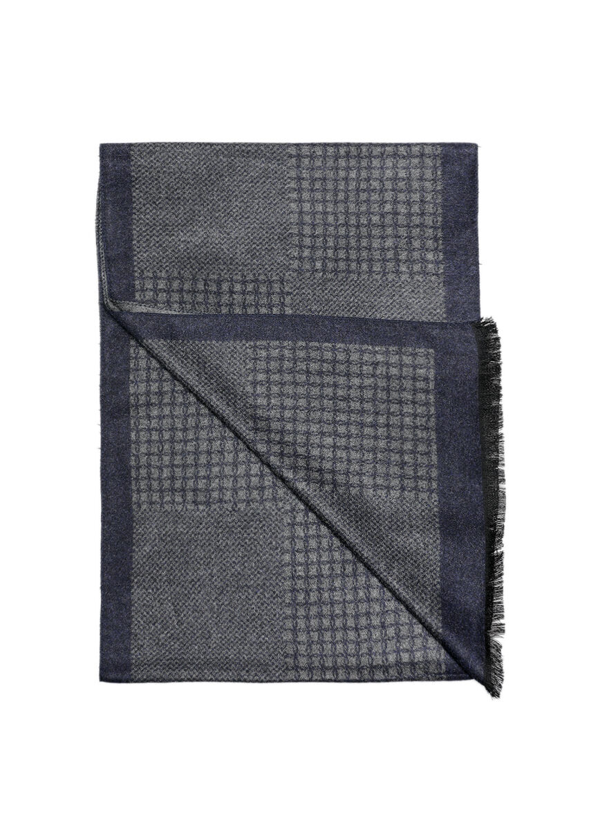 Navy Blue Scarf - 1