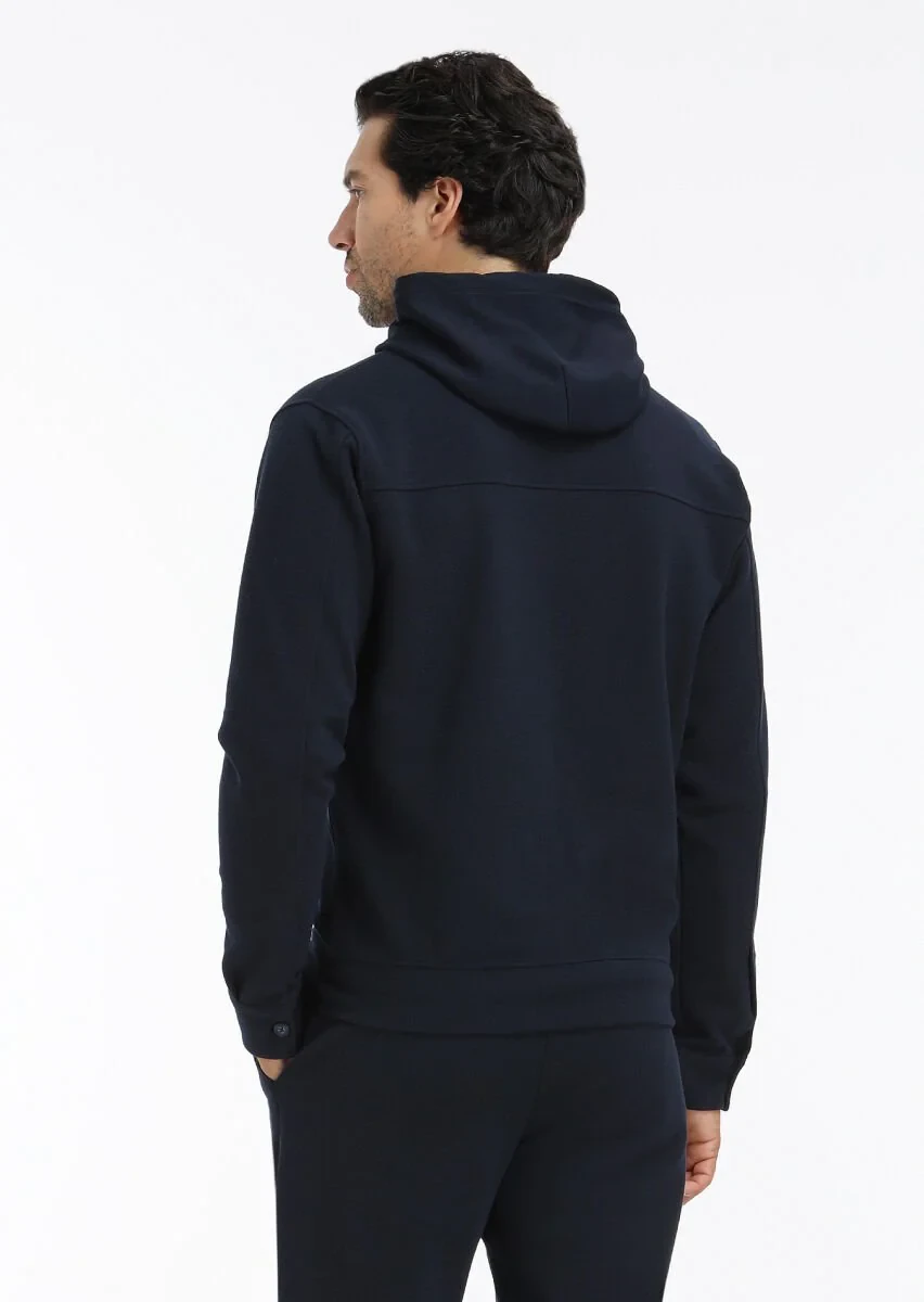 Navy Blue Shirt Jacket - 5
