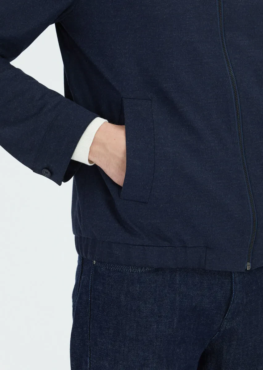 Navy Blue Shirt Jacket - 5