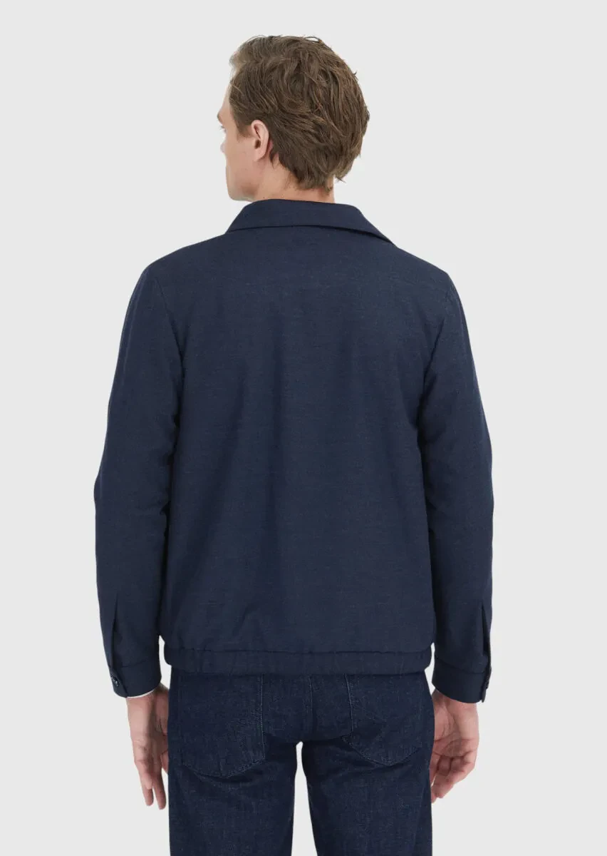 Navy Blue Shirt Jacket - 6