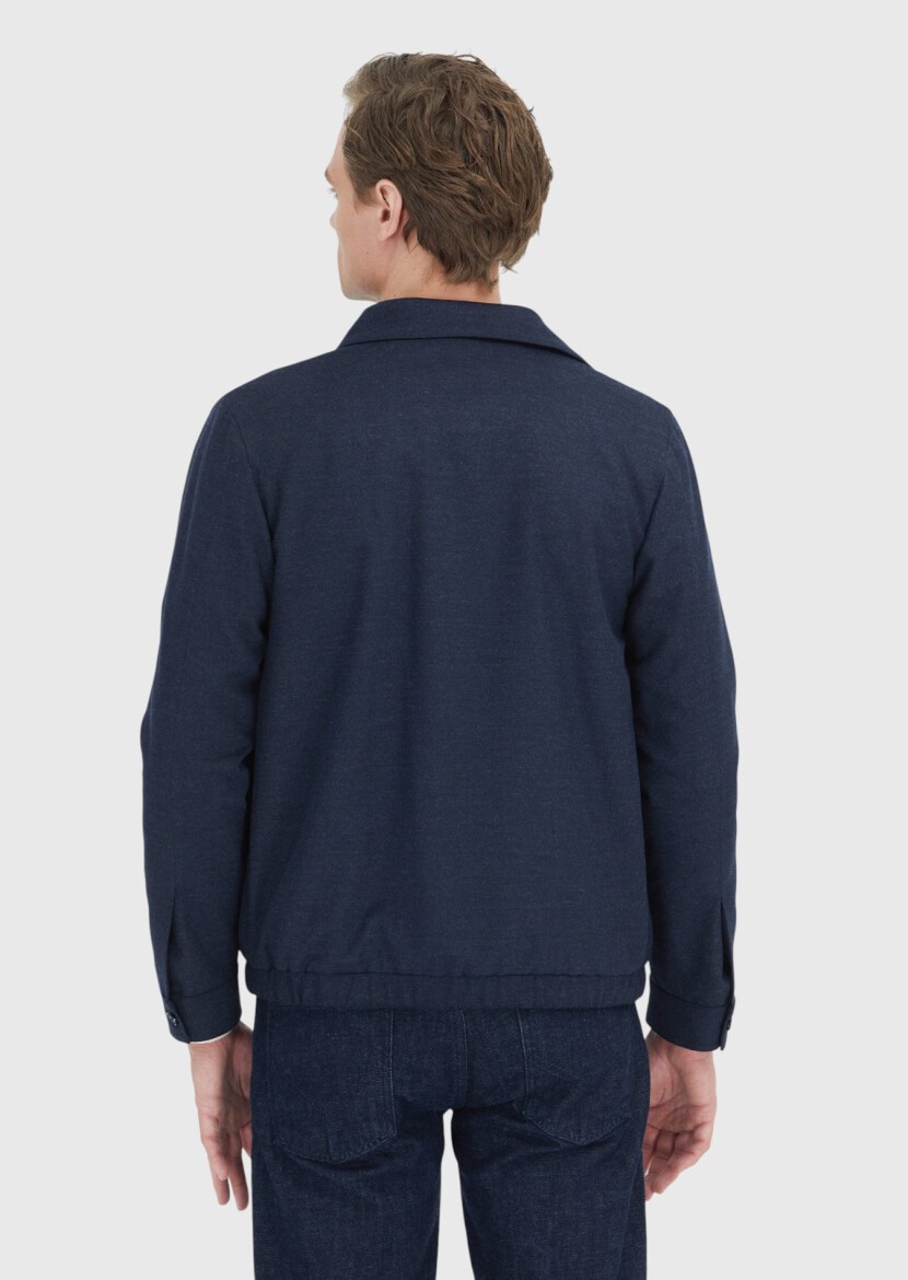 Navy Blue Shirt Jacket - 6