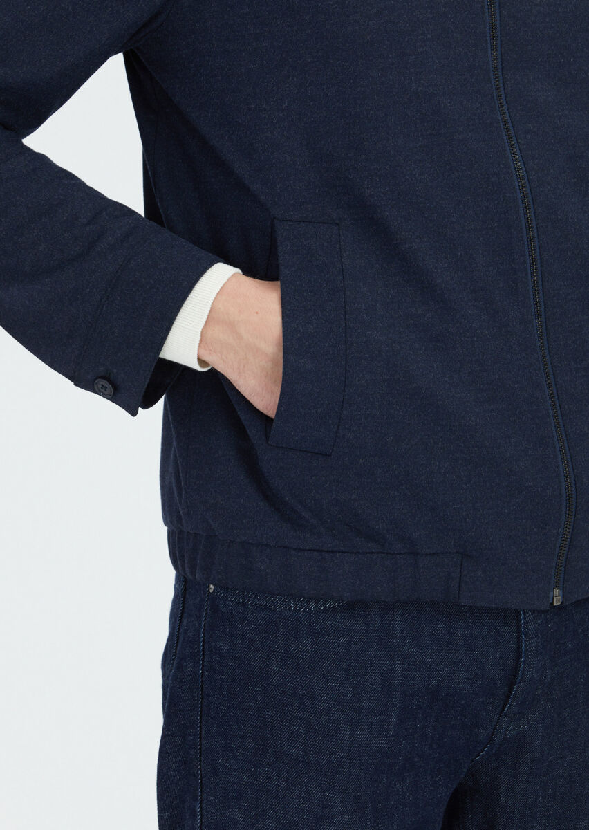 Navy Blue Shirt Jacket - 5