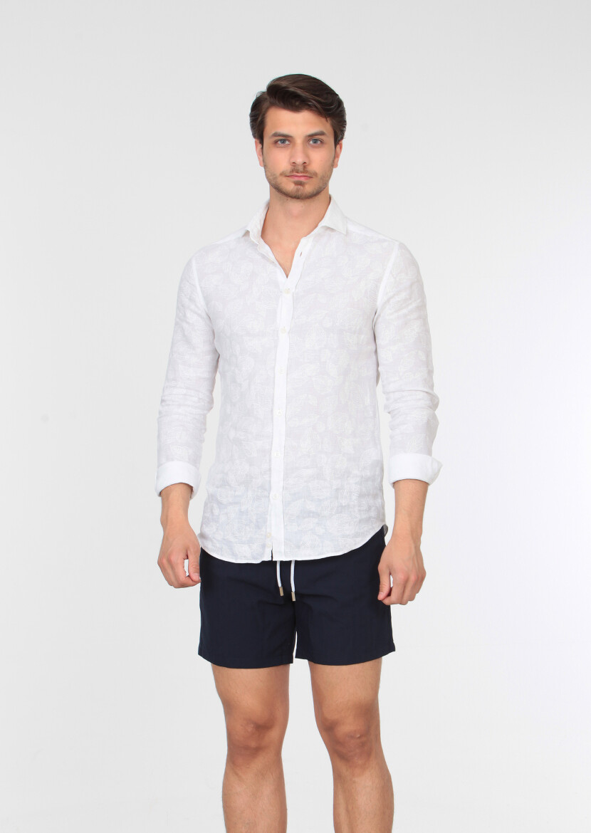 Navy Blue Shorts - 1