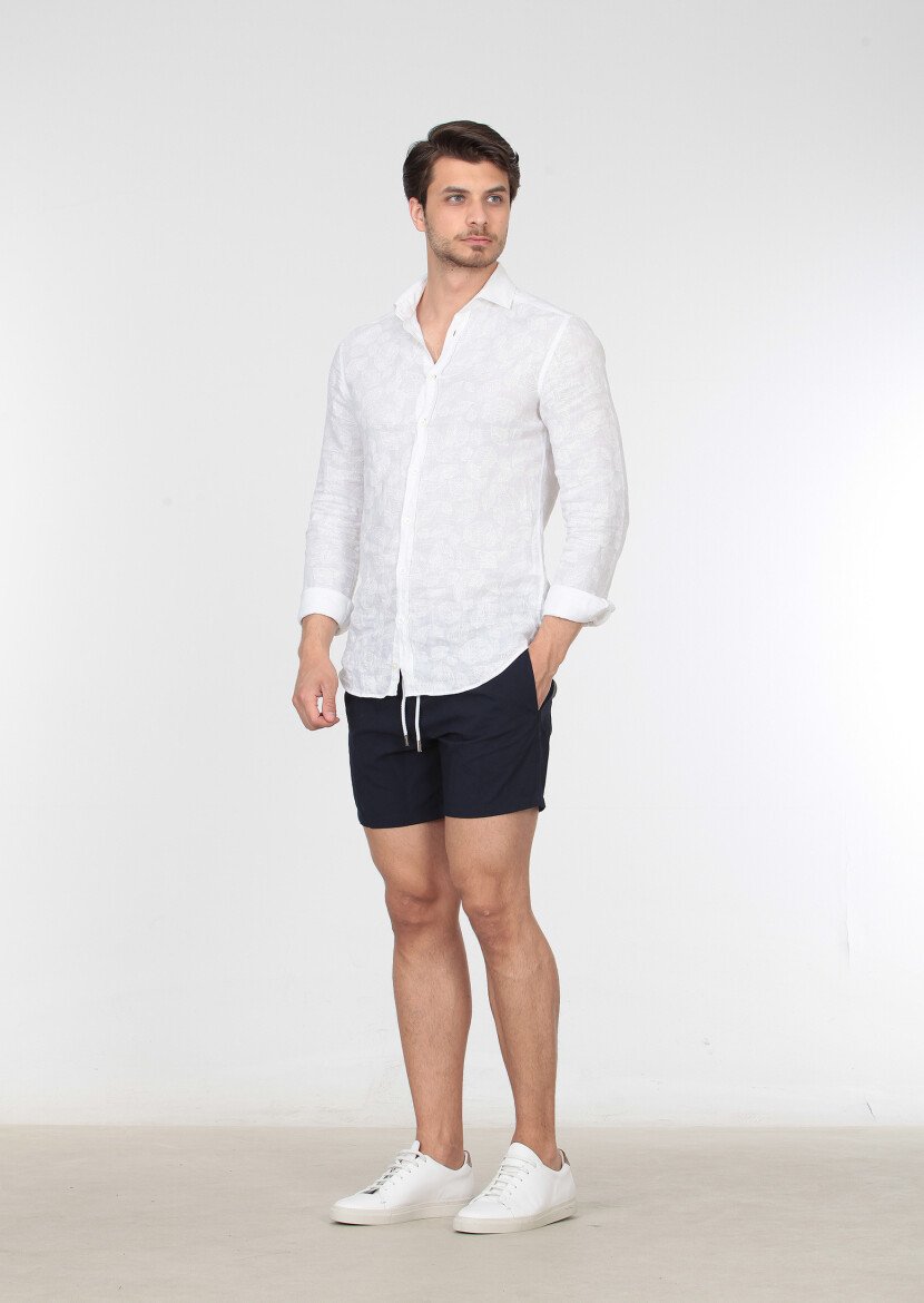 Navy Blue Shorts - 2