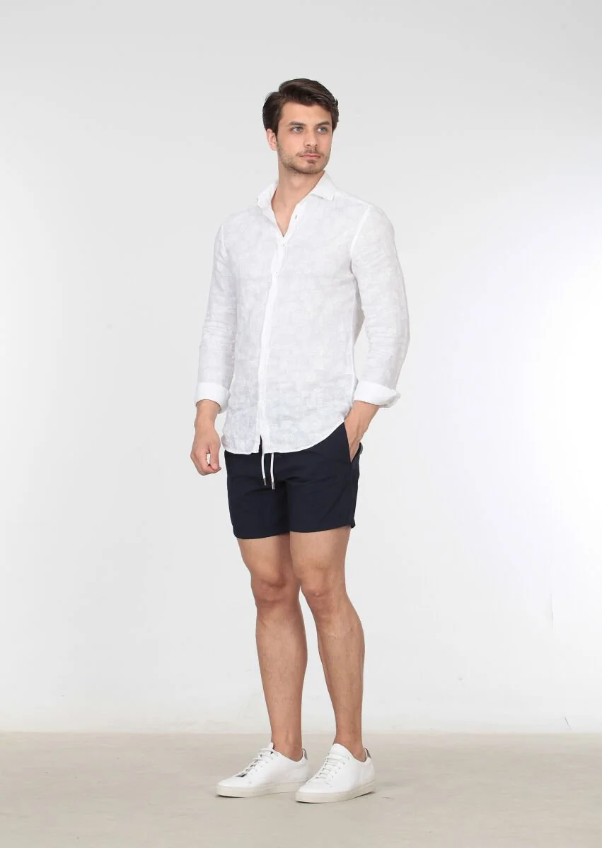 Navy Blue Shorts - 2