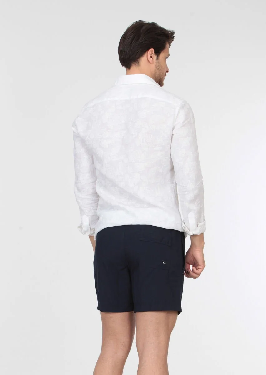 Navy Blue Shorts - 3