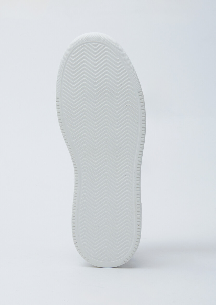 Navy Blue Suede Sneaker - 4