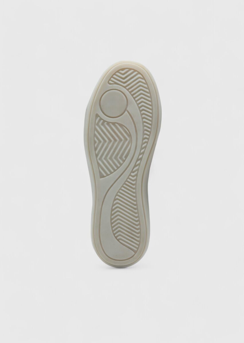 Navy Blue Suede Sneaker - 4