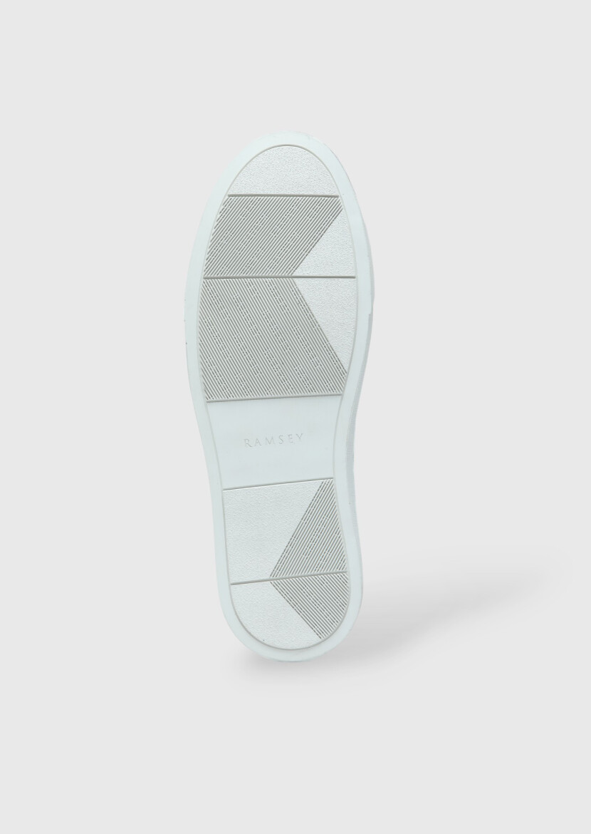 Navy Blue Suede Sneaker - 4