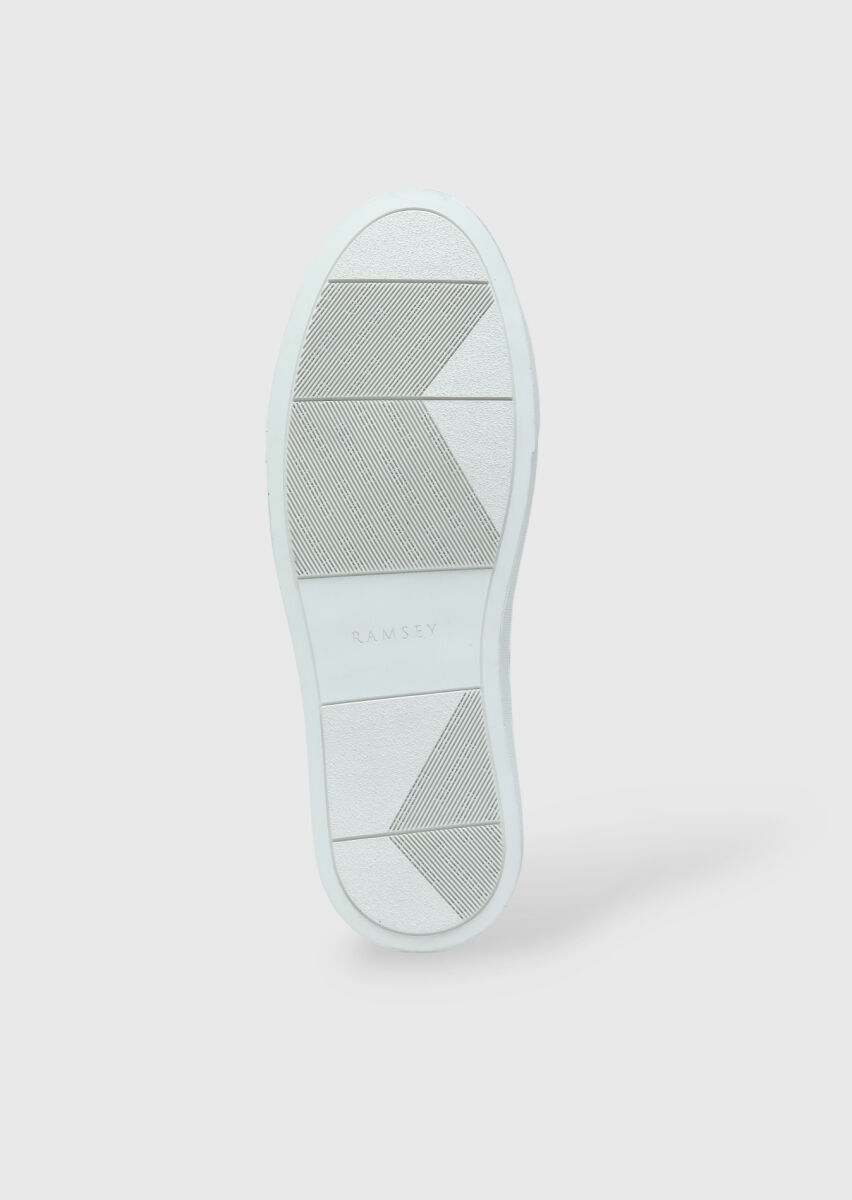 Navy Blue Suede Sneaker - 4