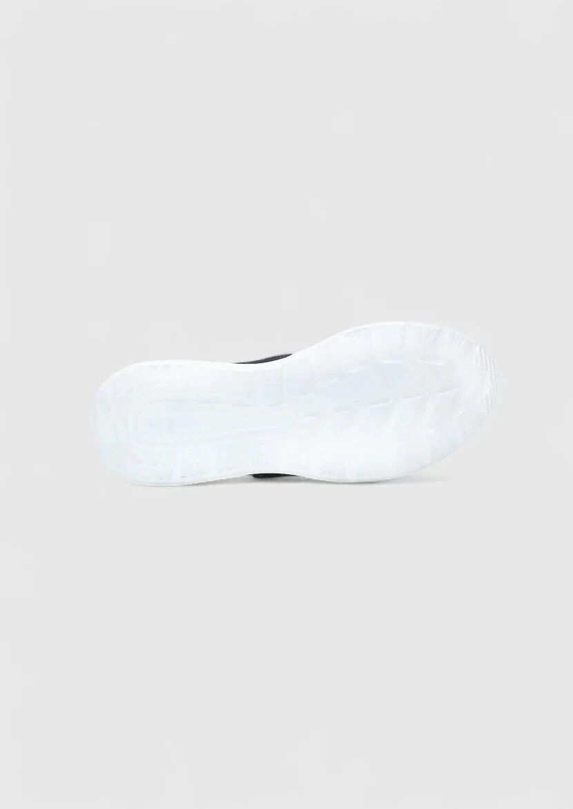 Navy Blue Suede Sport Sneaker - 5
