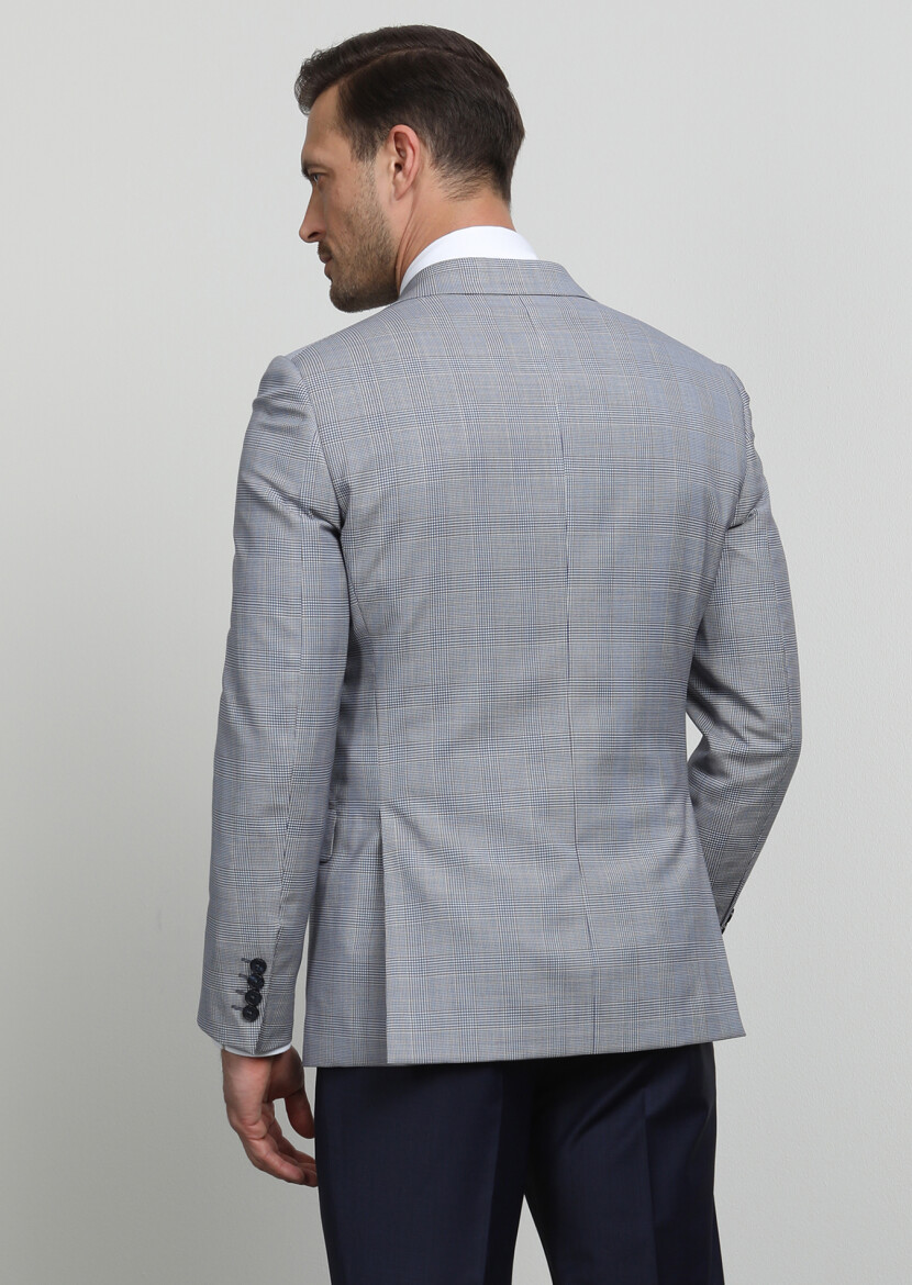 Navy Blue Suit With Waistcoat - 4