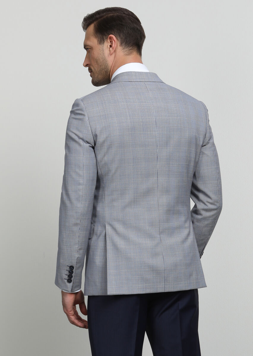 Navy Blue Suit With Waistcoat - 4