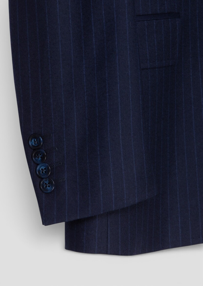 Navy Blue Suit With Waistcoat - 8