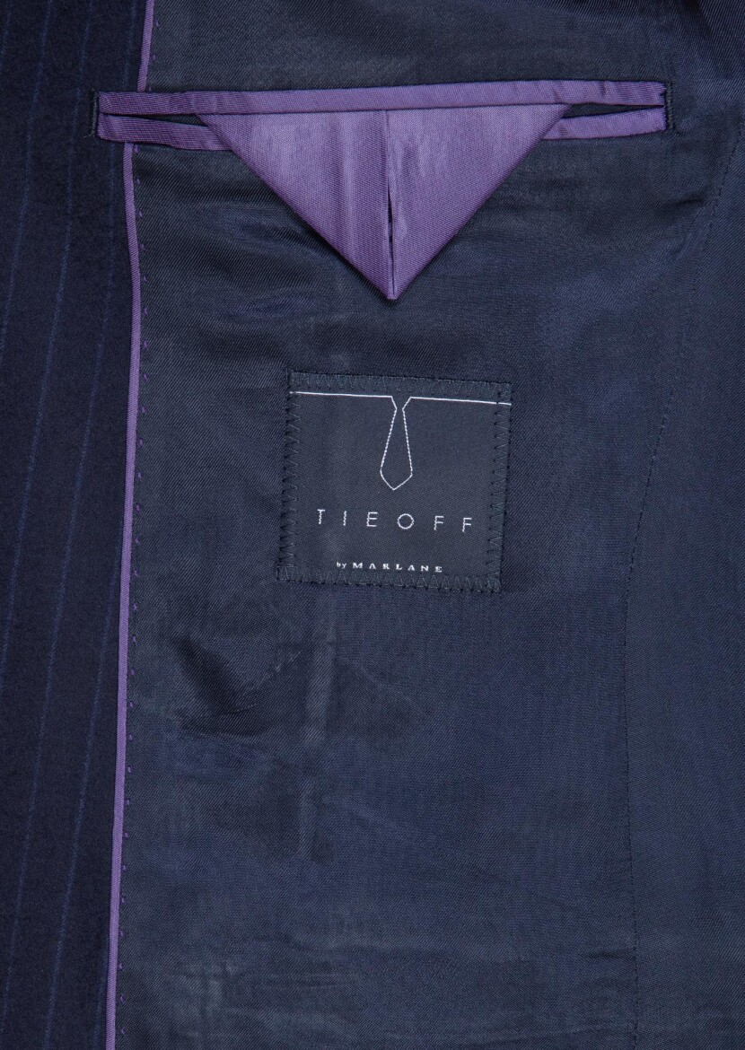 Navy Blue Suit With Waistcoat - 9