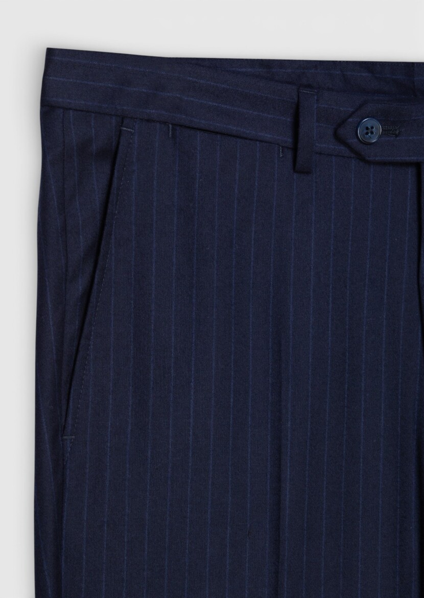 Navy Blue Suit With Waistcoat - 11