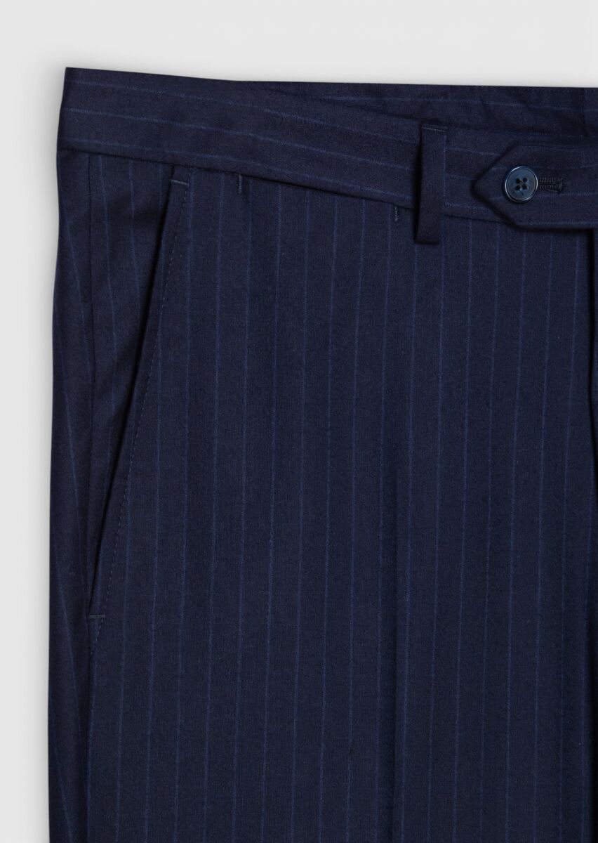 Navy Blue Suit With Waistcoat - 11