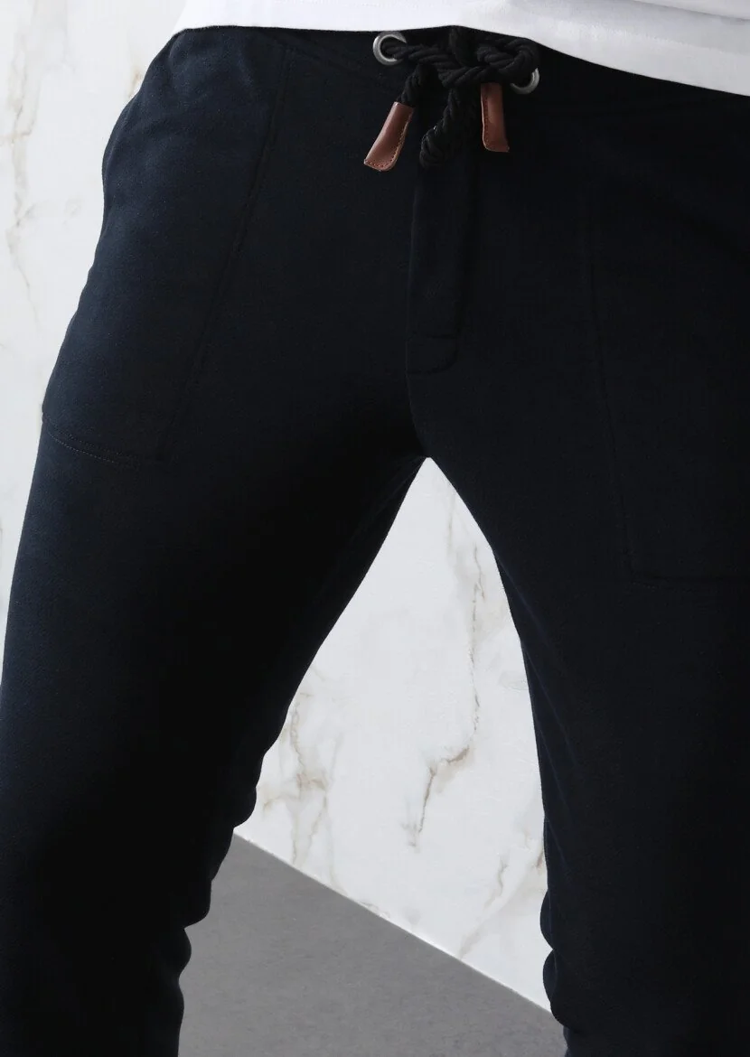 Navy Blue Sweat Pants - 4