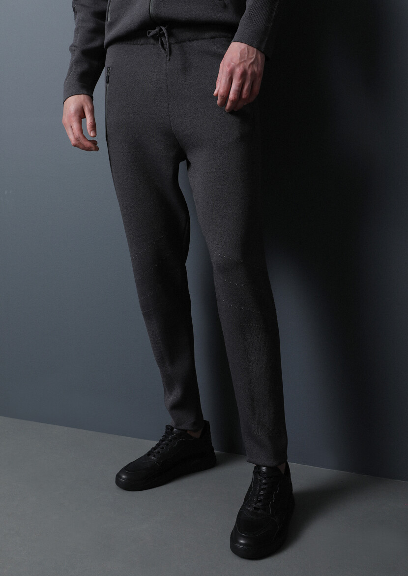 Navy Blue Sweat Pants - 2