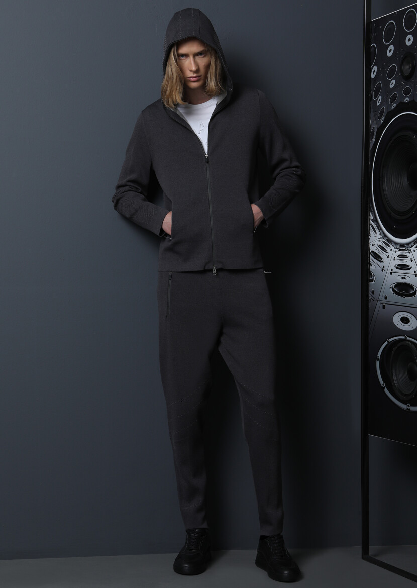 Navy Blue Sweat Pants - 4
