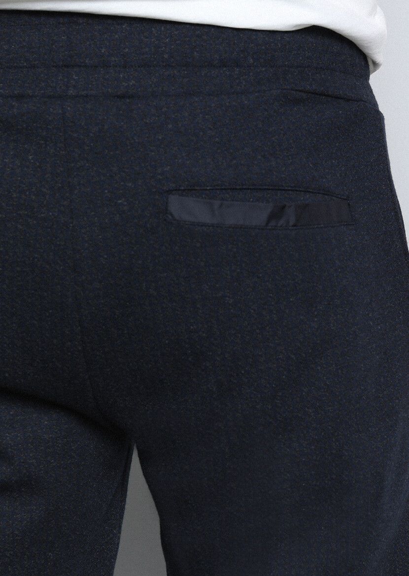 Navy Blue Sweat Pants - 5