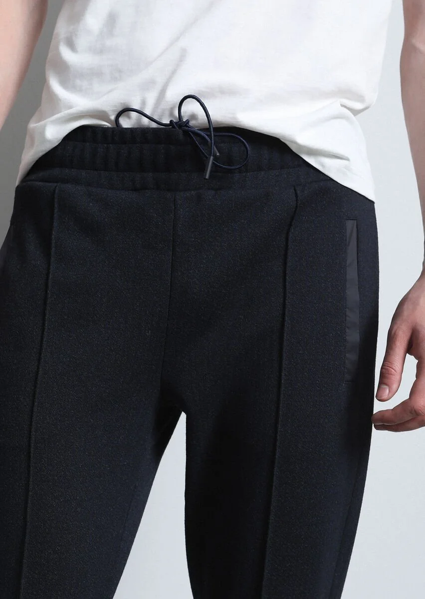 Navy Blue Sweat Pants - 3