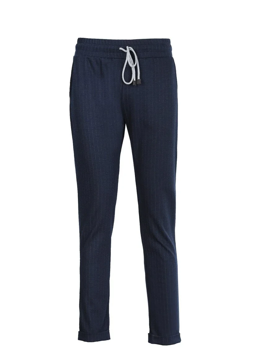 Navy Blue Sweat Pants - 6
